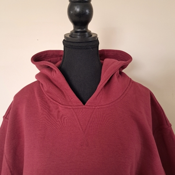 Kirkland Signature Hoodie Pullover Heavyweight Sweatshirt Red Women's XL - Picture 10 of 16
